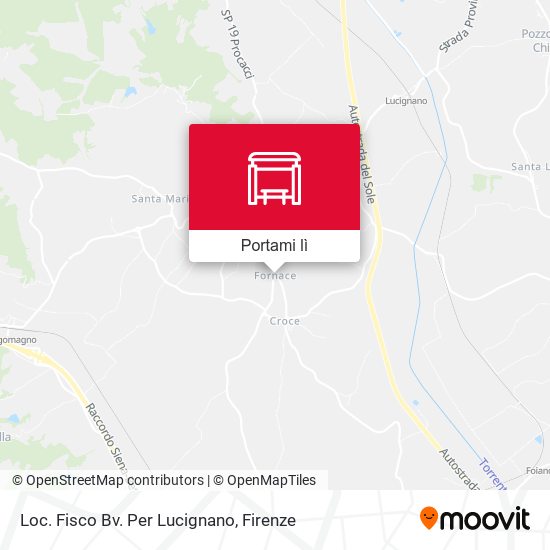 Mappa Loc. Fisco Bv. Per Lucignano
