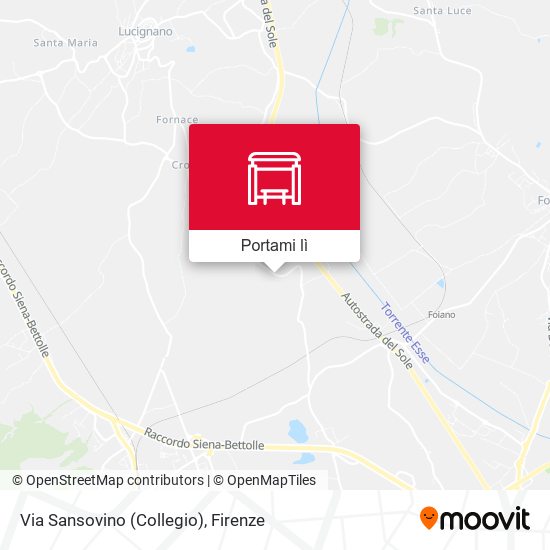 Mappa Via Sansovino (Collegio)