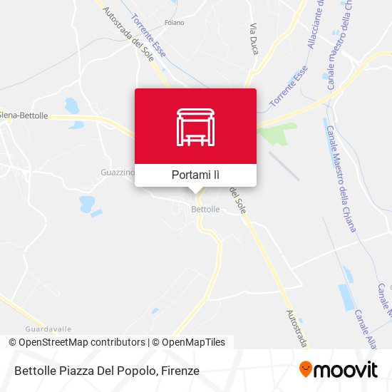 Mappa Bettolle Piazza Del Popolo