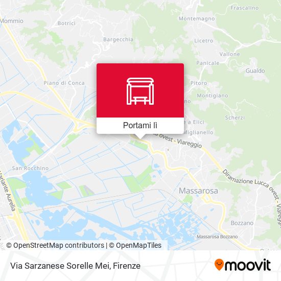 Mappa Via Sarzanese Sorelle Mei