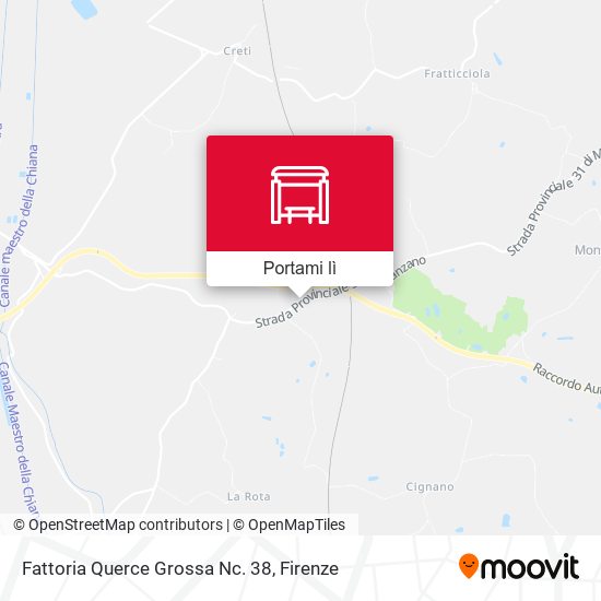 Mappa Fattoria Querce Grossa Nc. 38