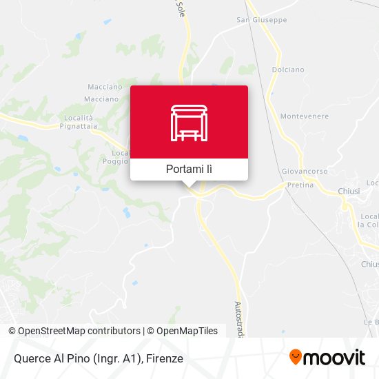 Mappa Querce Al Pino (Ingr. A1)