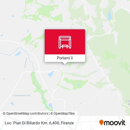Mappa Loc. Pian Di Biliardo Km. 6,400