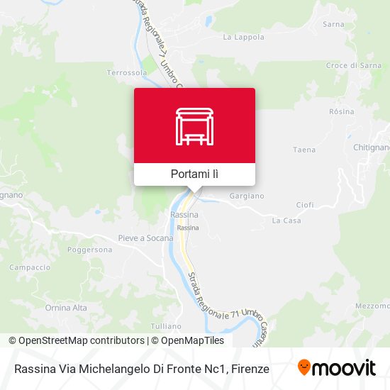 Mappa Rassina Via Michelangelo Di Fronte Nc1