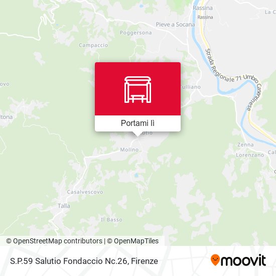 Mappa S.P.59 Salutio Fondaccio Nc.26