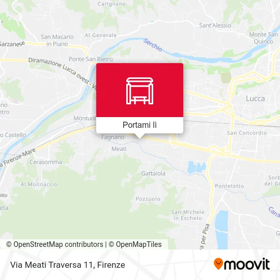 Mappa Via Meati Traversa 11