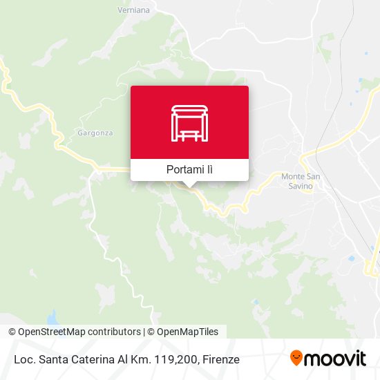 Mappa Loc. Santa Caterina Al Km. 119,200
