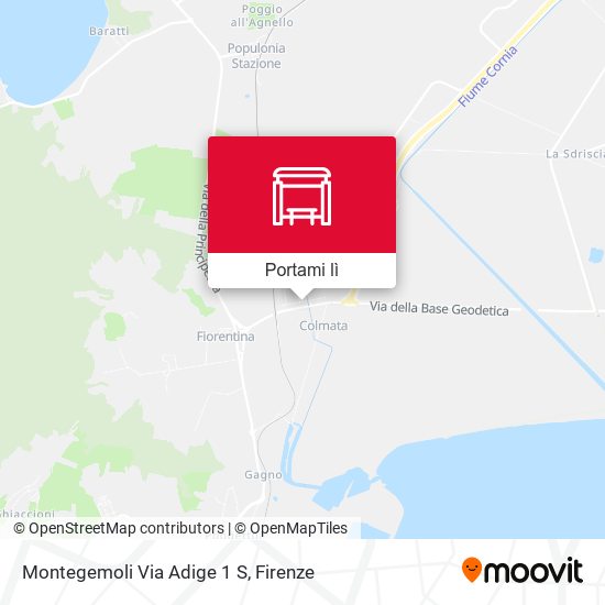 Mappa Montegemoli Via Adige 1 S
