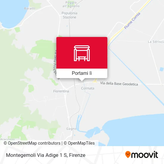 Mappa Montegemoli Via Adige 1 S