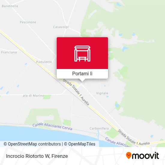 Mappa Incrocio Riotorto W