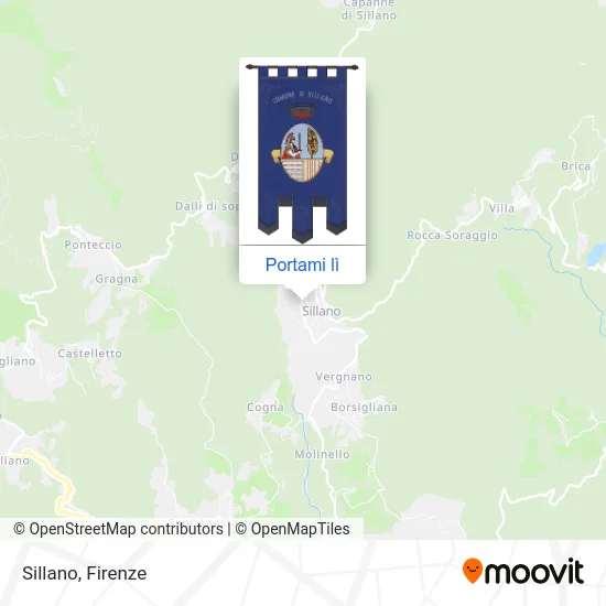 Mappa Sillano