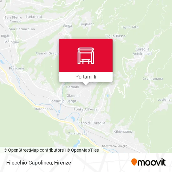 Mappa Filecchio Capolinea