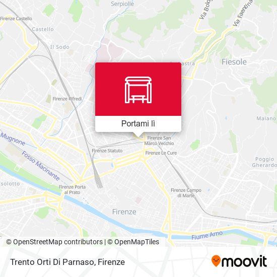 Mappa Trento Orti Di Parnaso