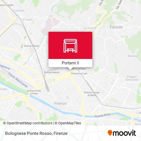 Mappa Bolognese Ponte Rosso