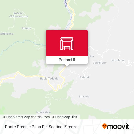 Mappa Ponte Presale Pesa Dir. Sestino