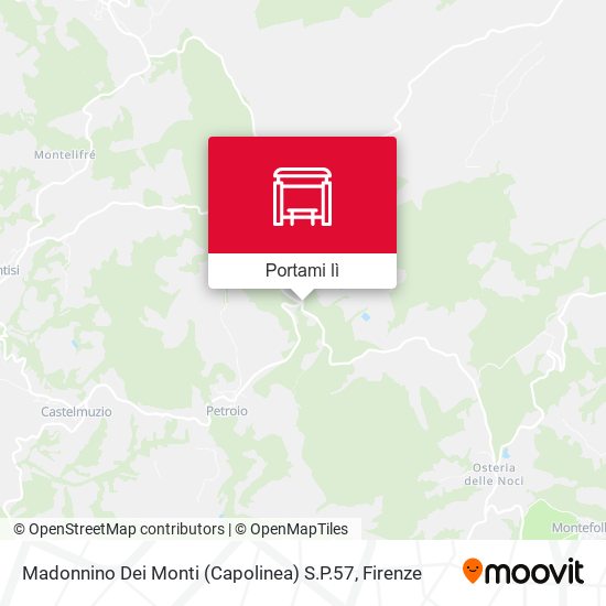 Mappa Madonnino Dei Monti (Capolinea) S.P.57
