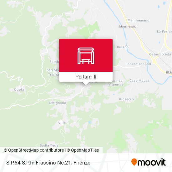 Mappa S.P.64 S.P.In Frassino Nc.21