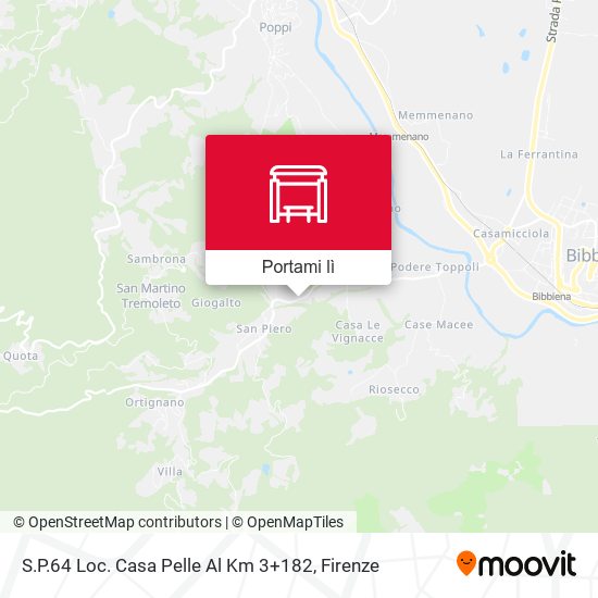 Mappa S.P.64 Loc. Casa Pelle Al Km 3+182
