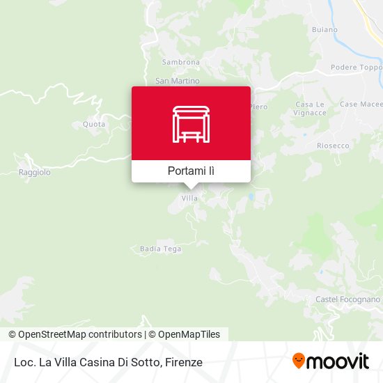 Mappa Loc. La Villa Casina Di Sotto