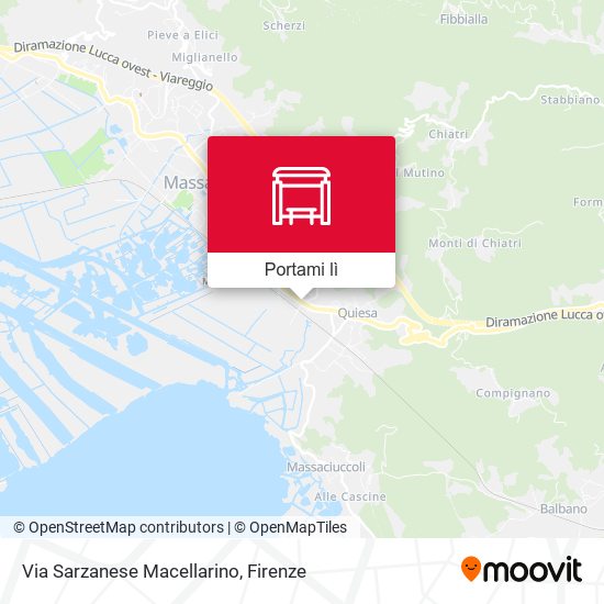 Mappa Via Sarzanese Macellarino