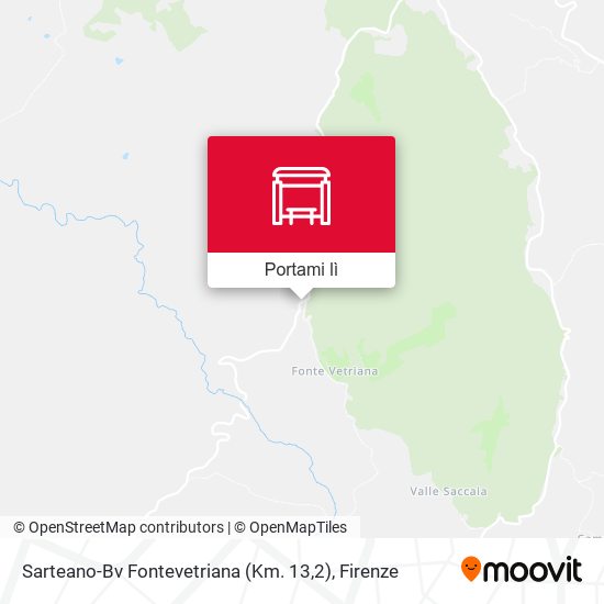 Mappa Sarteano-Bv Fontevetriana (Km. 13,2)