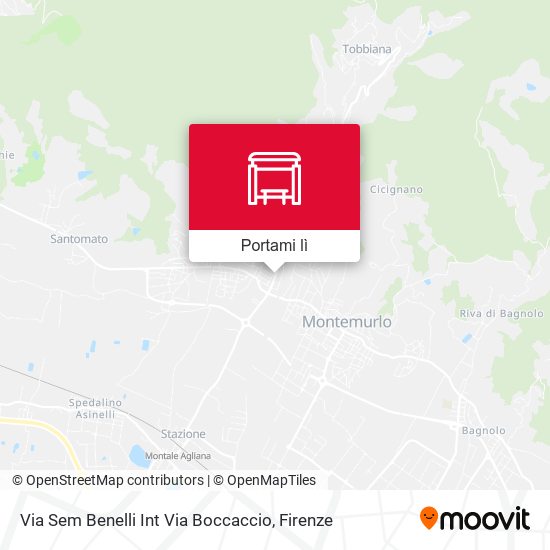 Mappa Via Sem Benelli Int Via Boccaccio