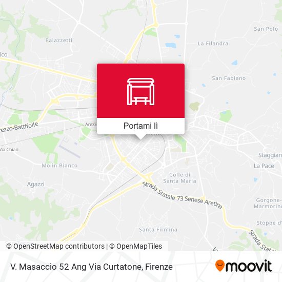 Mappa V. Masaccio 52 Ang Via Curtatone