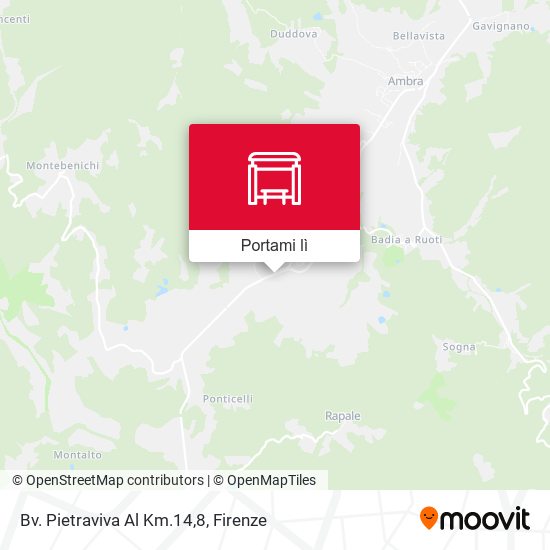 Mappa Bv. Pietraviva Al Km.14,8