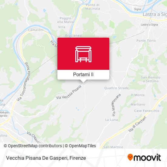 Mappa Vecchia Pisana De Gasperi
