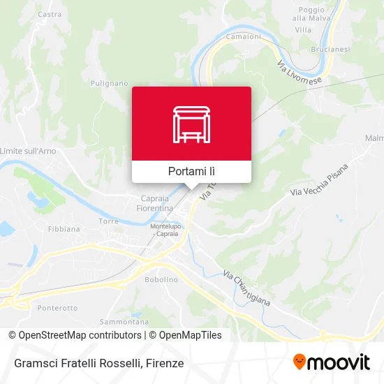 Mappa Gramsci Fratelli Rosselli
