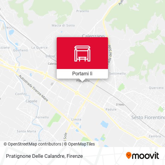 Mappa Pratignone Delle Calandre