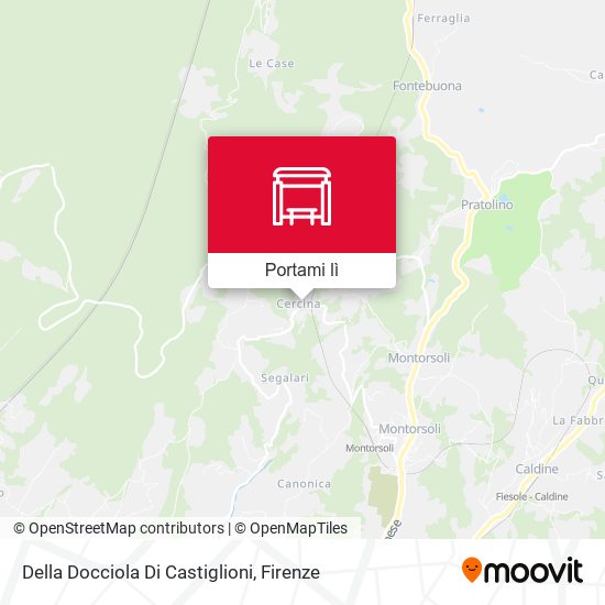 Mappa Della Docciola Di Castiglioni