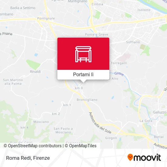 Mappa Roma Redi