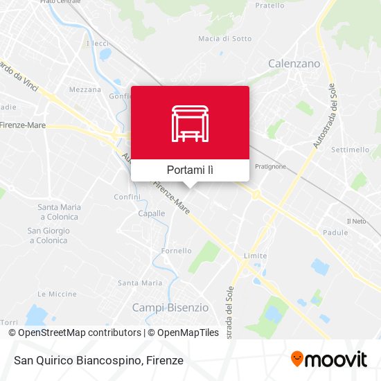 Mappa San Quirico Biancospino