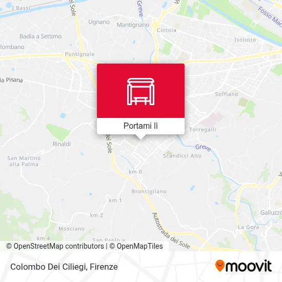 Mappa Colombo Dei Ciliegi