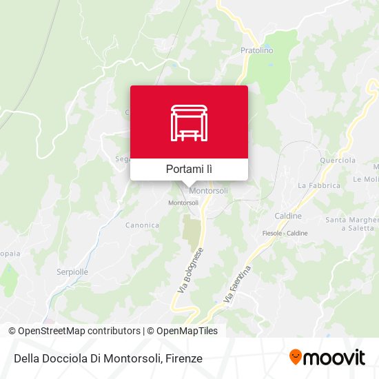 Mappa Della Docciola Di Montorsoli