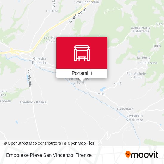 Mappa Empolese Pieve San Vincenzo