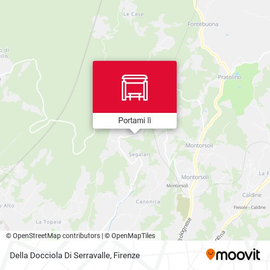 Mappa Della Docciola Di Serravalle