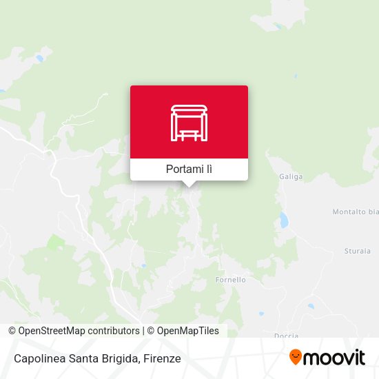 Mappa Capolinea Santa Brigida
