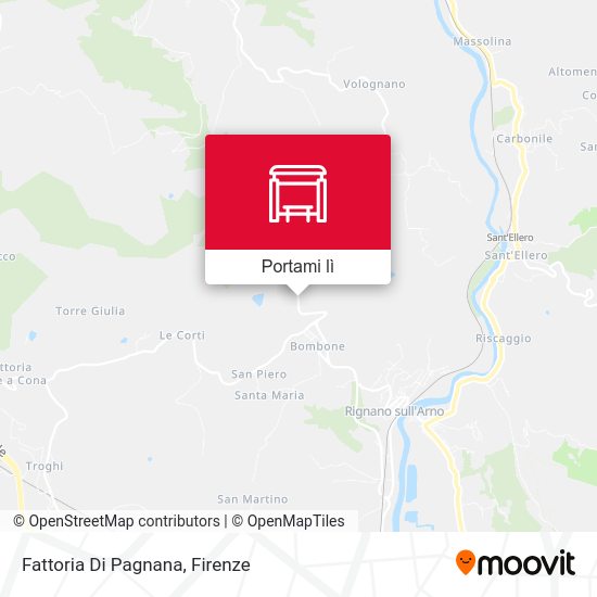 Mappa Fattoria Di Pagnana