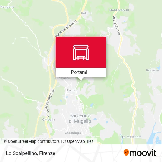 Mappa Lo Scalpellino