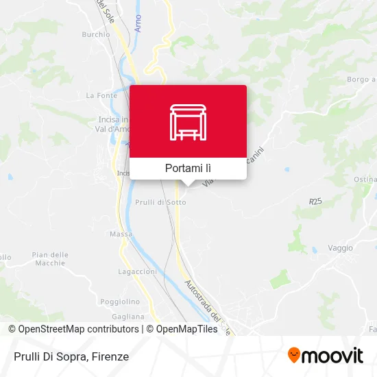 Mappa Prulli Di Sopra