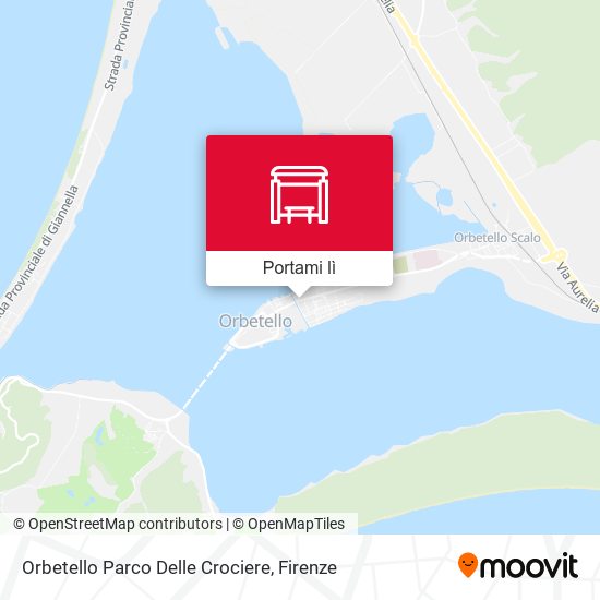 Mappa Orbetello Parco Delle Crociere