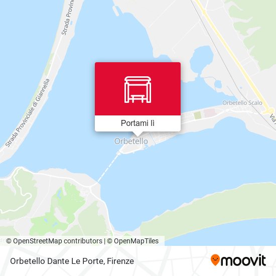 Mappa Orbetello Dante Le Porte