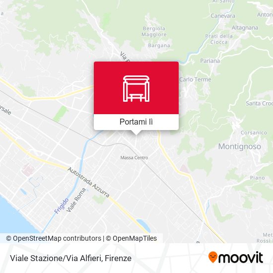 Mappa Viale Stazione/Via Alfieri