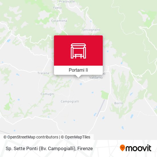 Mappa Sp. Sette Ponti (Bv. Campogialli)