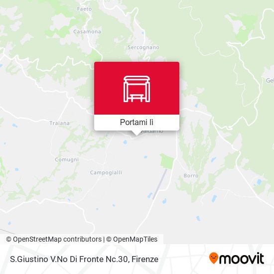 Mappa S.Giustino V.No Di Fronte Nc.30