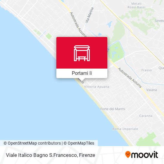 Mappa Viale Italico Bagno S.Francesco
