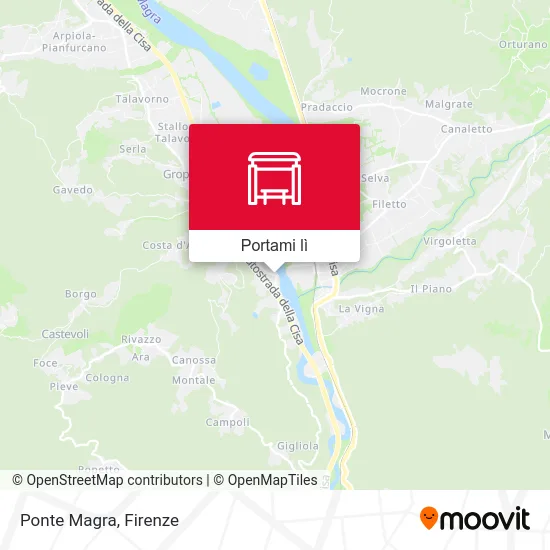 Mappa Ponte Magra