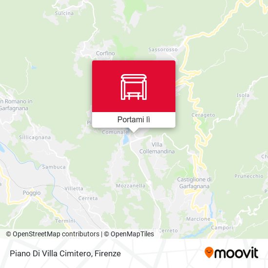 Mappa Piano Di Villa Cimitero